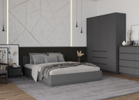Кровать Мори 1800*2000 Базальт