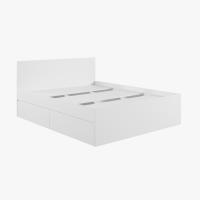 Кровать МЯ-1800 1800*2000 Белый шагрень с ящиками