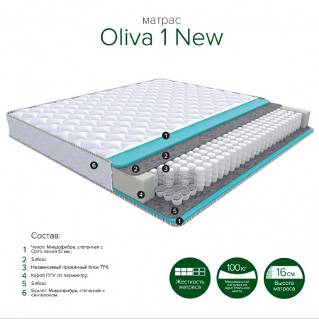 Матрас Oliva 1 new (Олива 1)